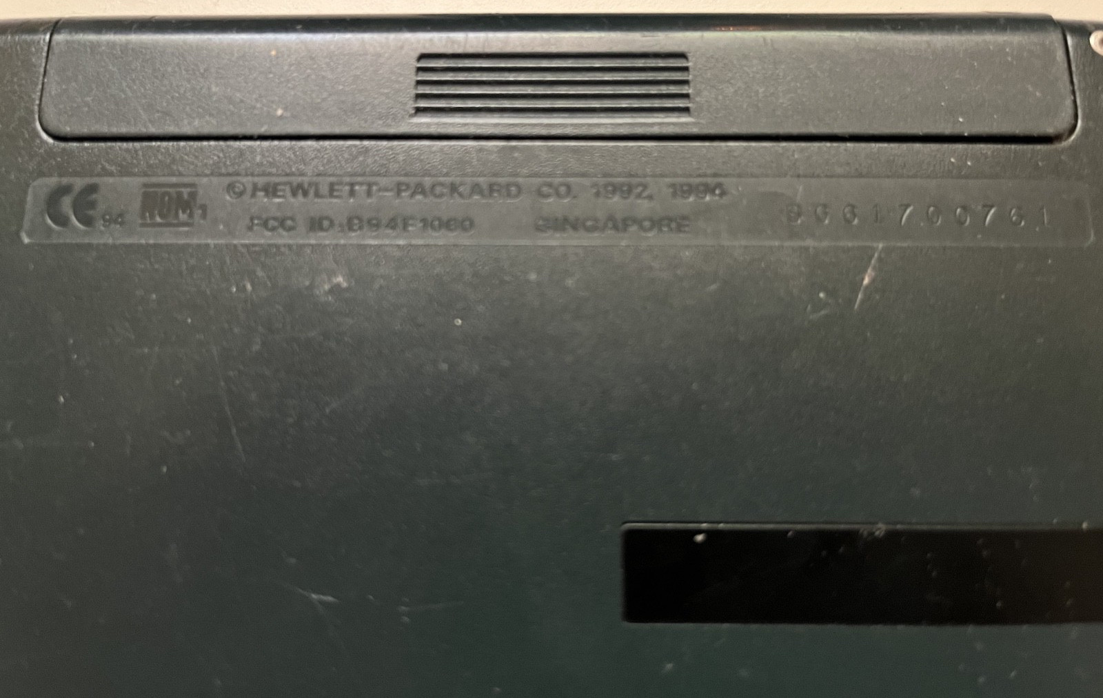 Vintage HP 200LX Palmtop PC 2MB RAM, 5MB Flash, Data Cable, AC Adapter, Manuals