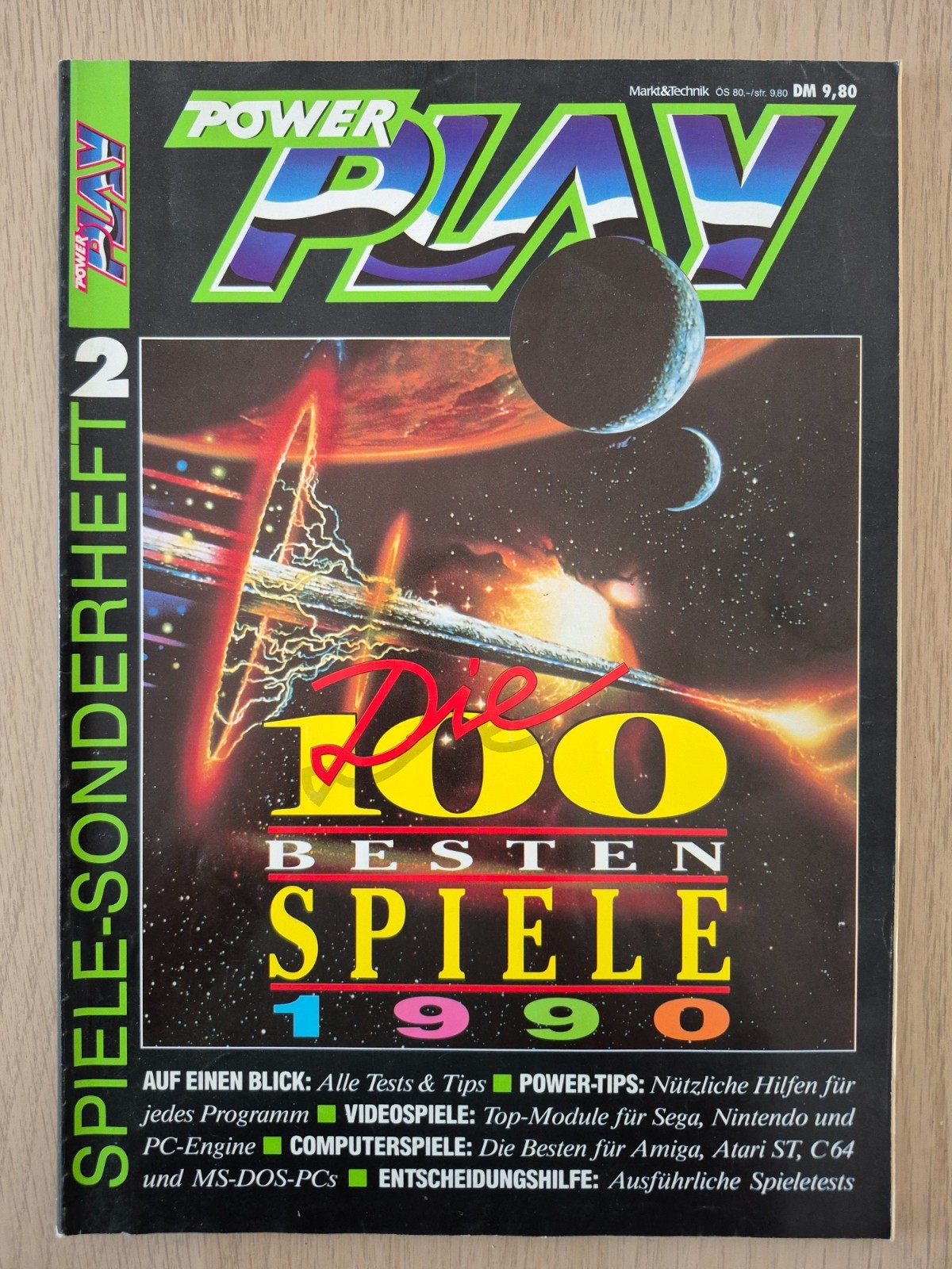 ✅ POWER PLAY Best Games 1990 ⭐ Commodore C64 / C128 ⭐ Good Condition ⚡️