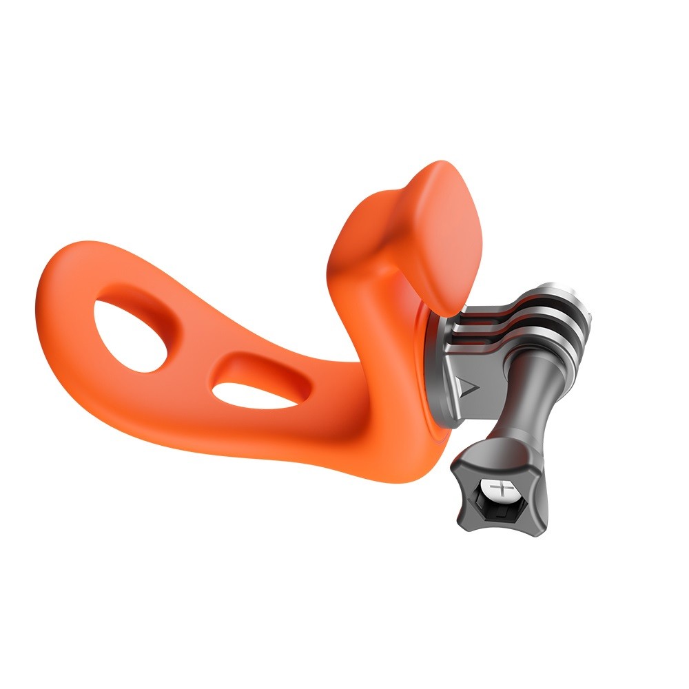 Orange Silicone Flexible Mount For Gopro Hero/Insta360/DJI Osmo Action Camera aa