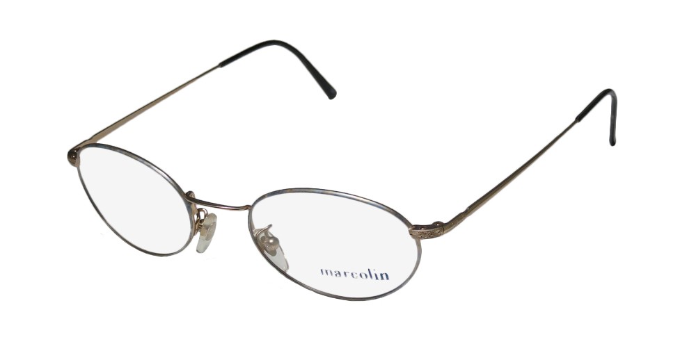 NEW MARCOLIN VILLAGE 38 LIBRARIAN/BOOKKEEPER "OLD" LOOK EYEGLASS FRAME/GLASSES !