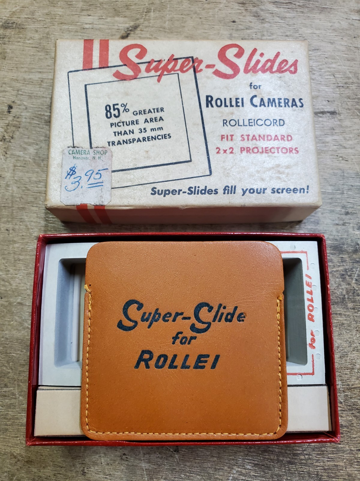 Vintage Super-Slides For Rollei Rolleiflex Cameras, Fits 2x2 Projectors, NOS