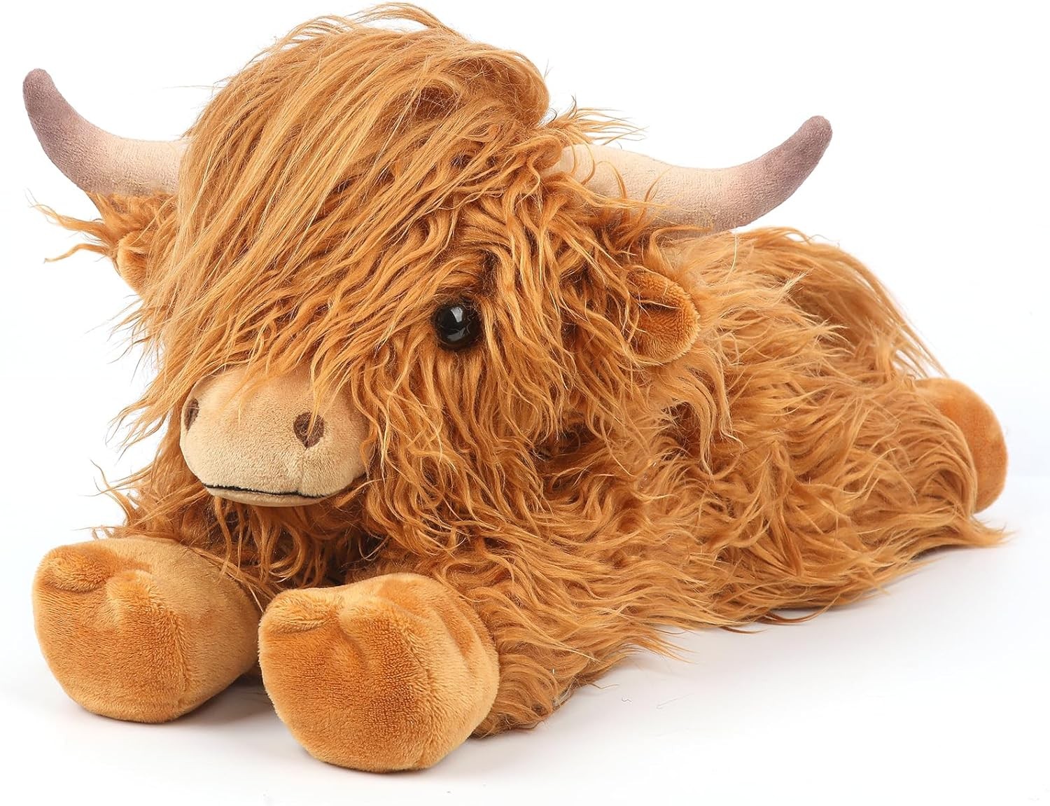 Highland Cow Weighted Stuffed Animal with Heating Pad ( Free Shipping )