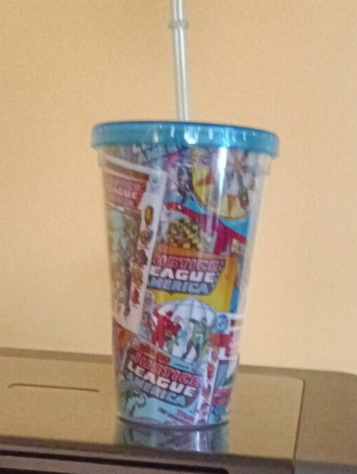 JLA tumbler  Sealed With Straw from Culturely