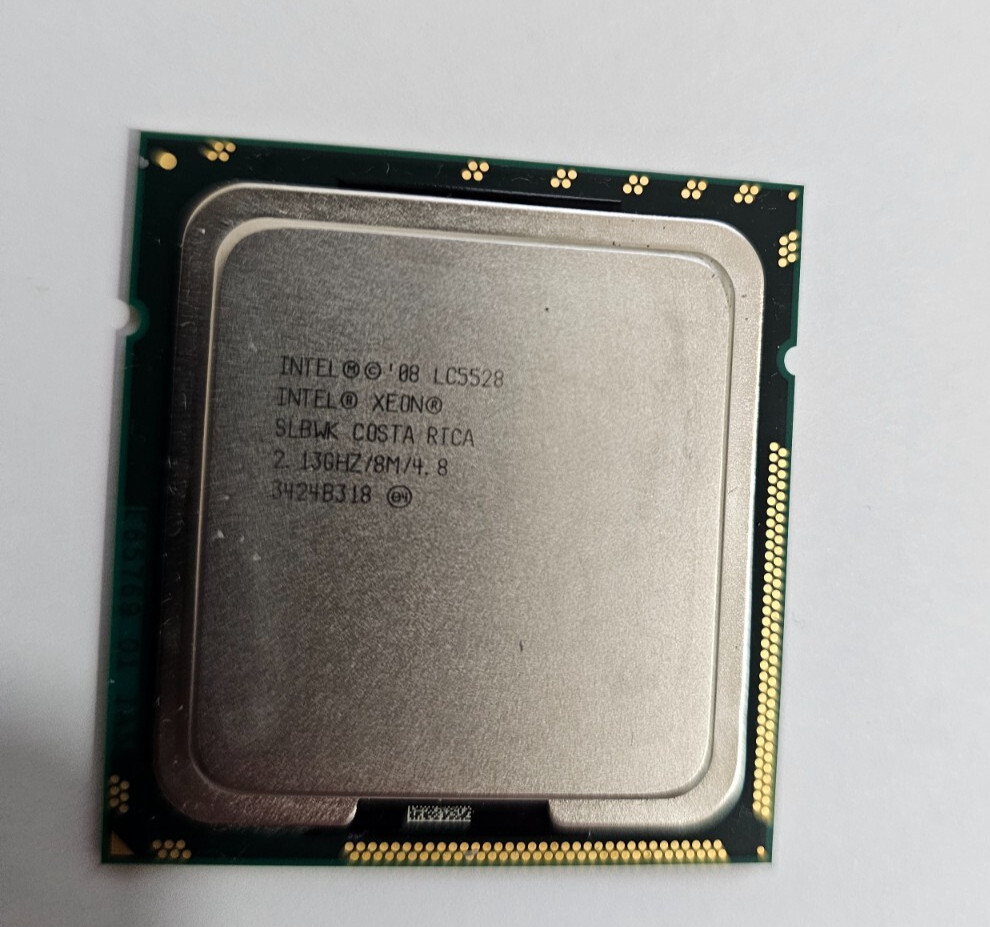 Intel SLBWK Xeon LC5528 4-Core 8M Cache, 2.13 GHz, 4.80 GT/s  60W TDP