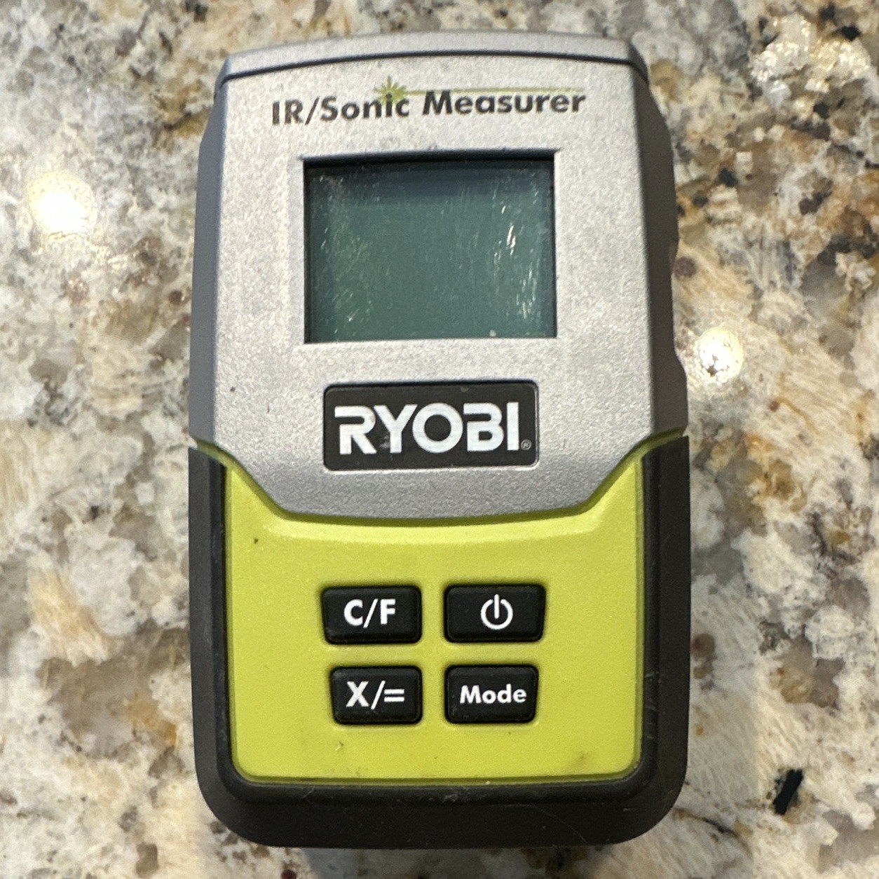 Ryobi IR/Sonic Measurer Infrared Distance Measure Digital Display E49IR01