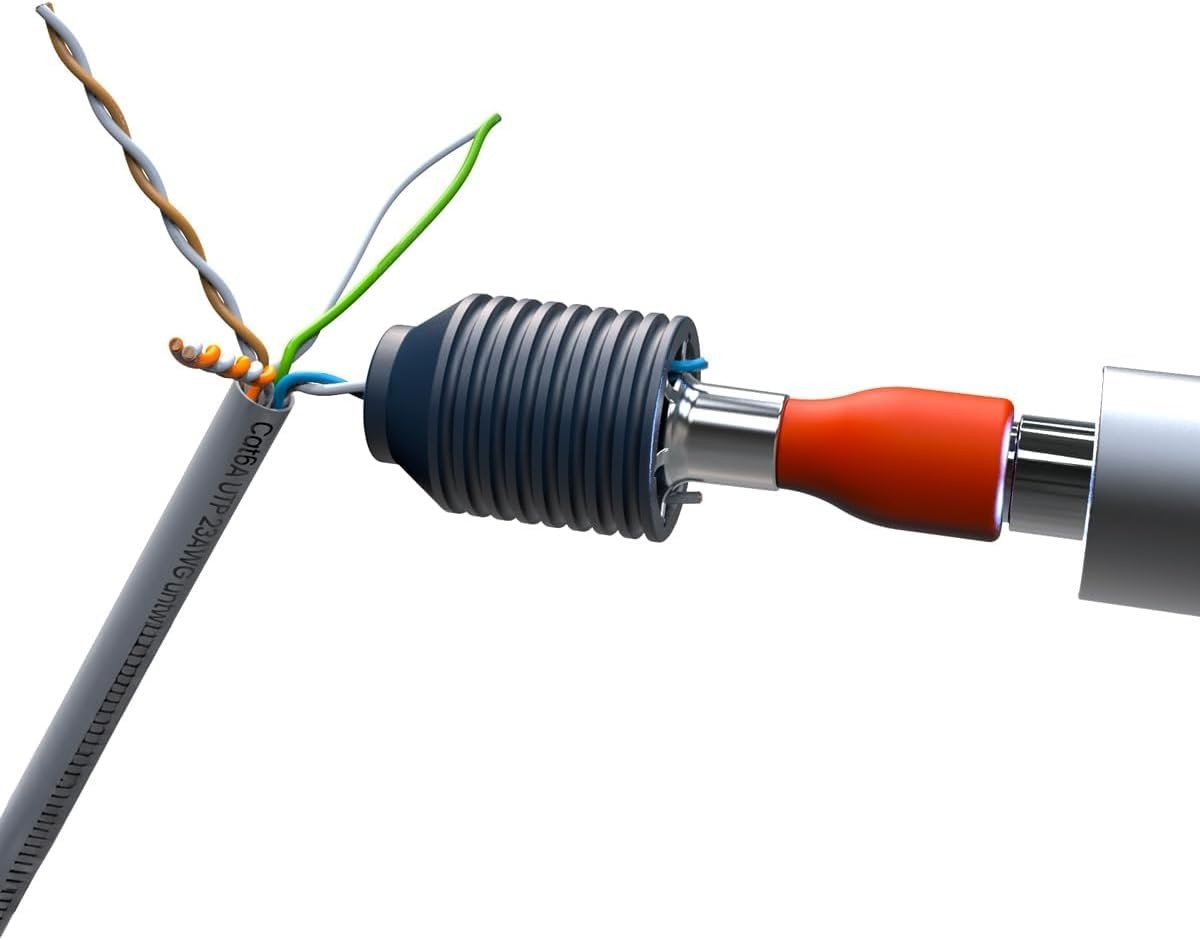 Untwist Tool PRO-COMBO Quickly Separates CAT5e, CAT6, CAT6A, & CAT7 (USB-C)