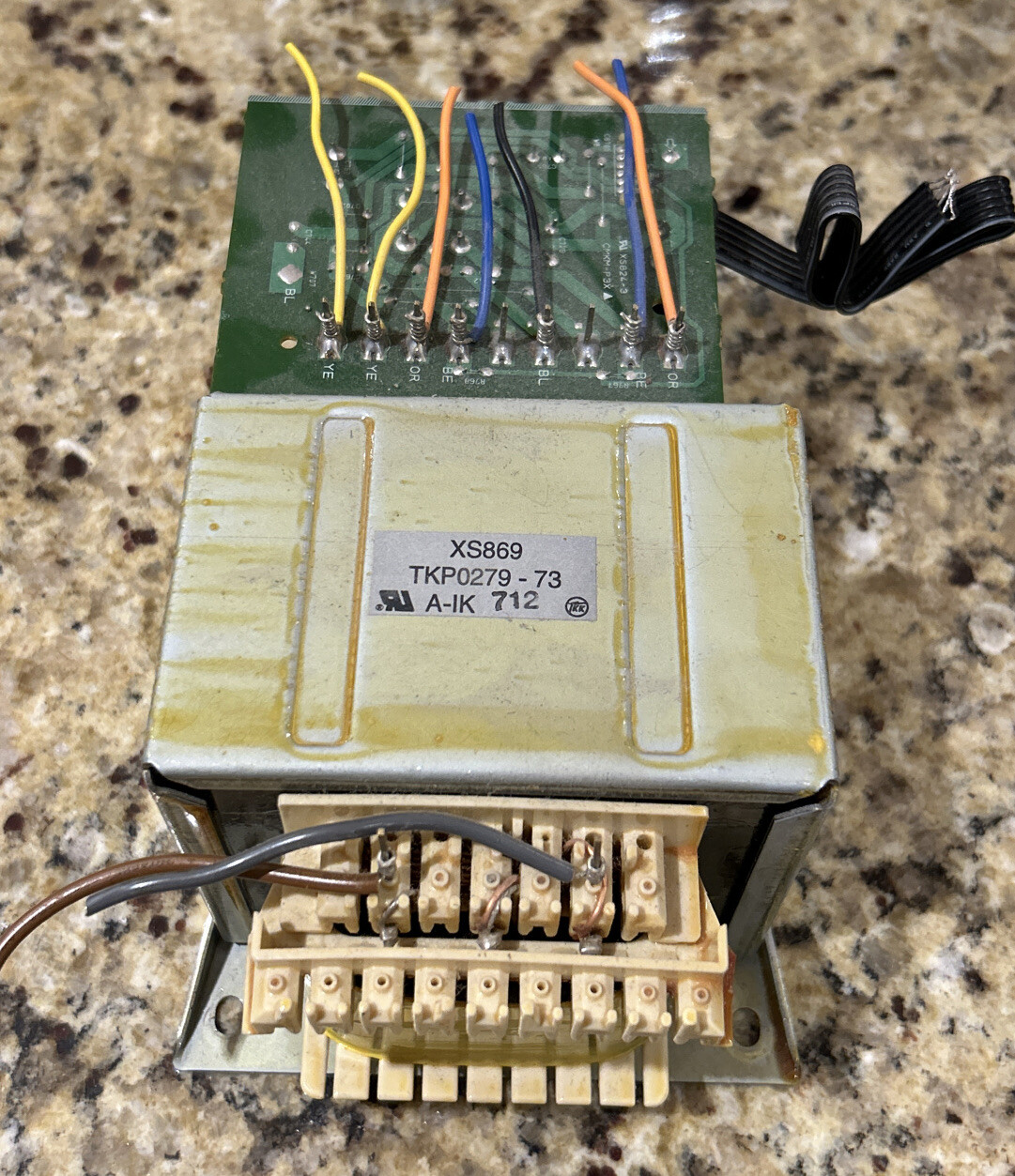 Stereo Amplifier Transformer TKP0279-73 XS869. Removed From A Working Unit.