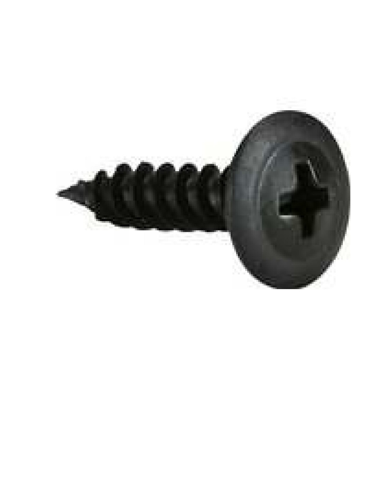 Modified Truss Head Self piercing sharp point Screws #8x 1/2"- 3" K-Lath Black