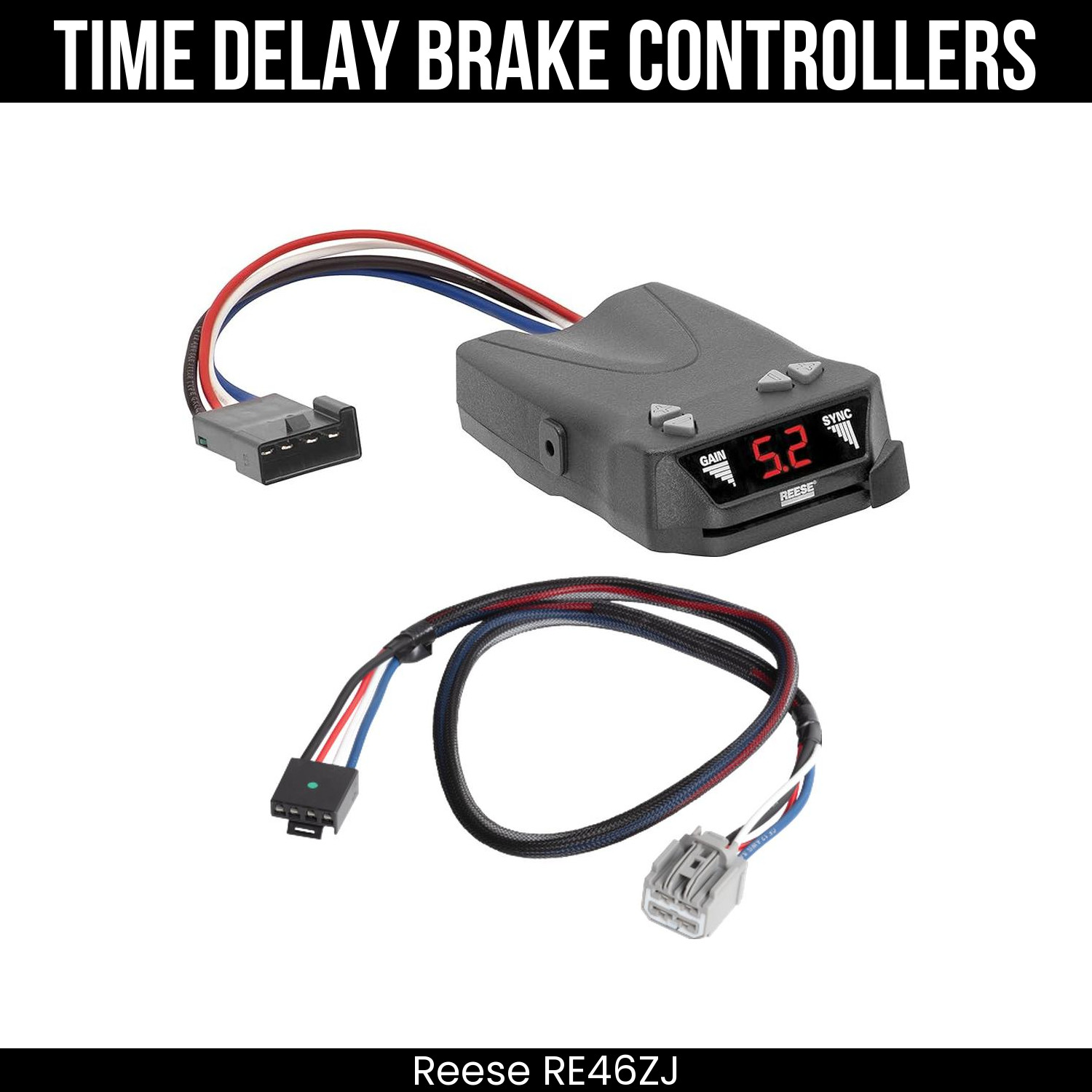 Reese Brakeman IV Brake Control w/ Plug For 11-25 Grand Cherokee 21-25 L 22 WK