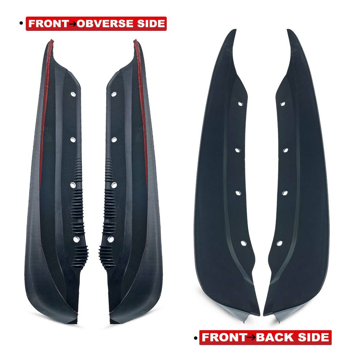 4Pcs Splash Guards Mud Flaps for Chevrolet Corvette C6 2005-2013 Front & Rear