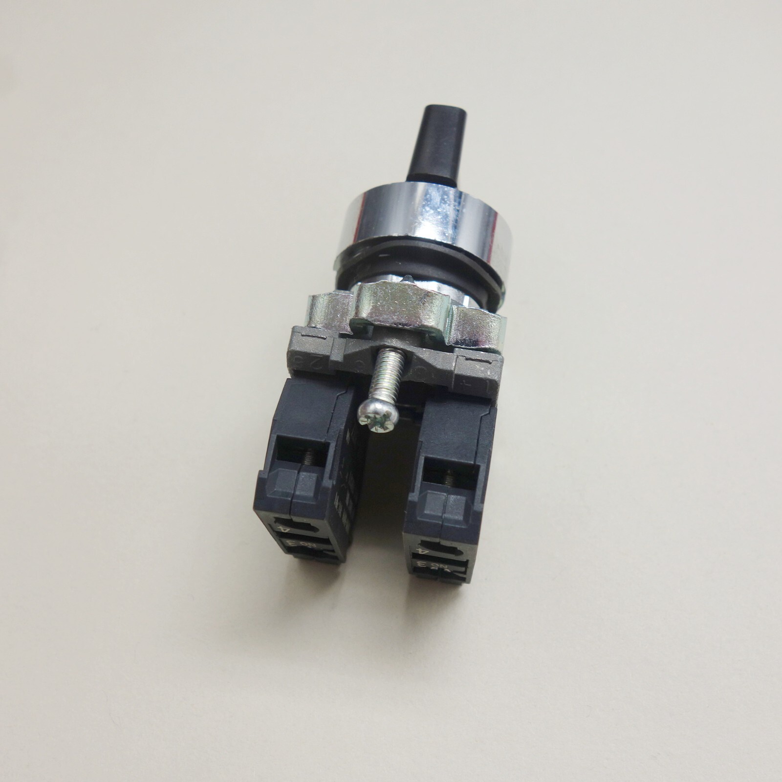 4PCS 22mm Maitained Select switch 3 Position Fits XB4BD33 Selector Switch 2NO