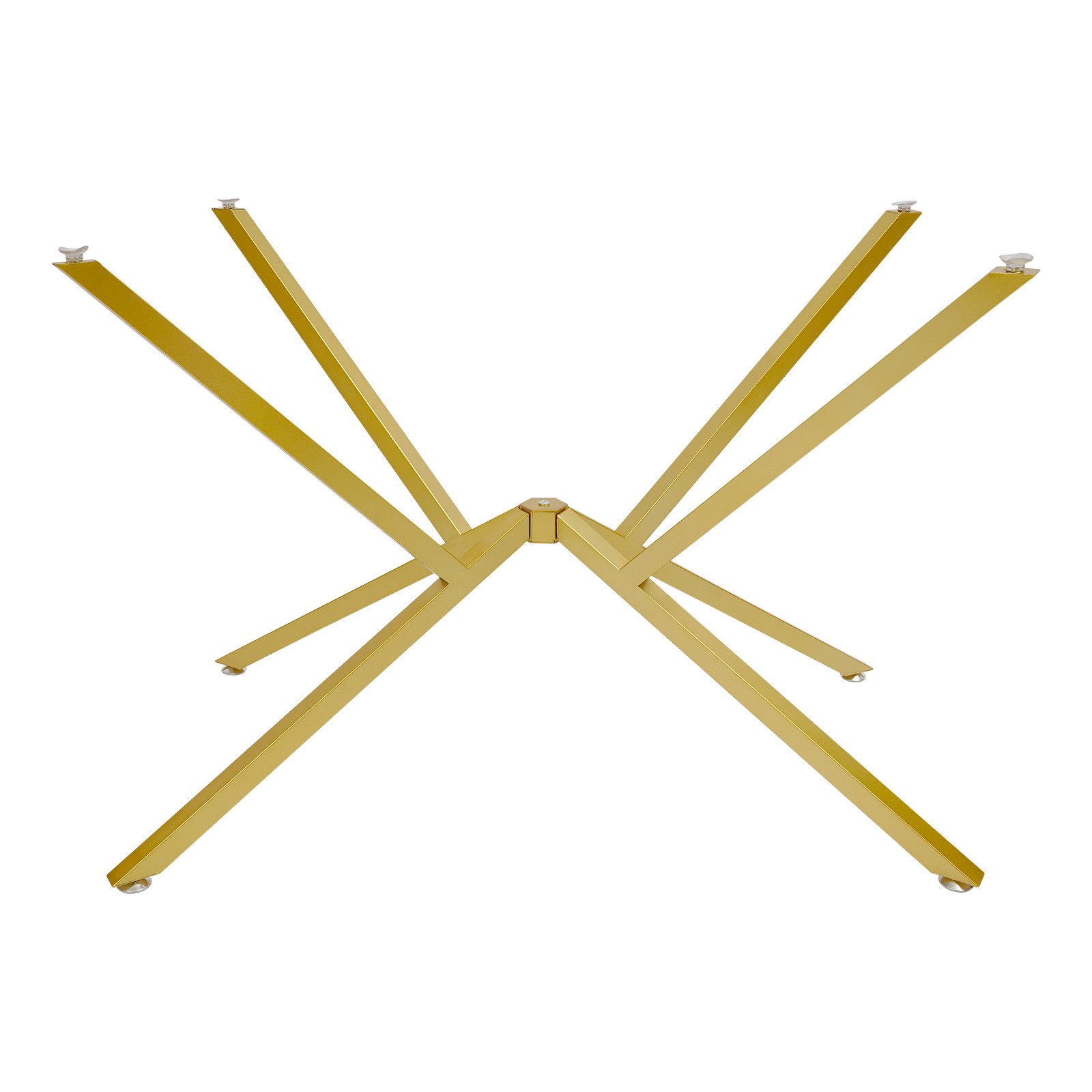 Gold Metal Table Legs Table Crossed-leg Modern Dining Table Legs Furniture Legs