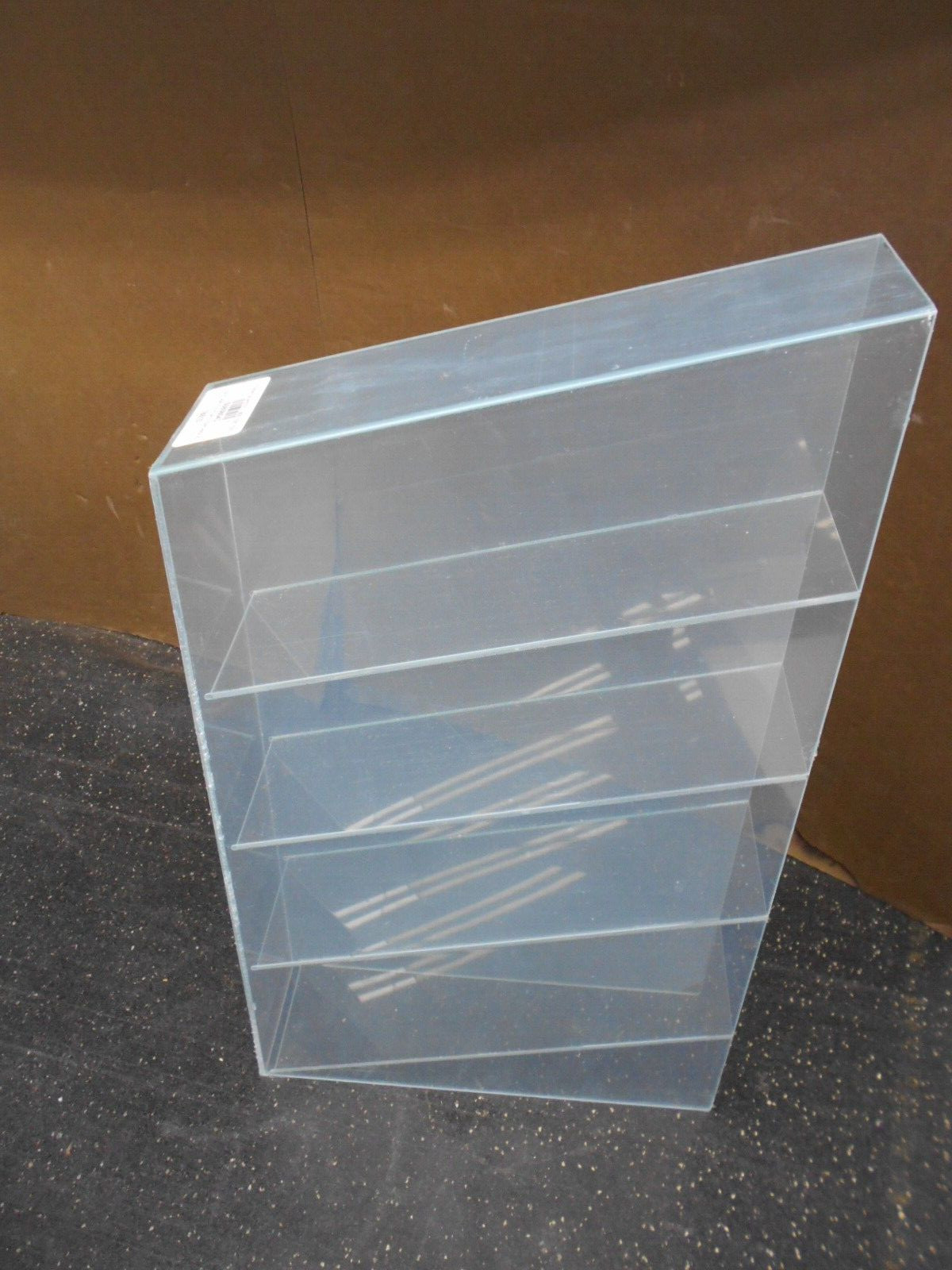 Fisher Scientific Acrylic Pipette Tray 4 Clear Angled Compartment 50112