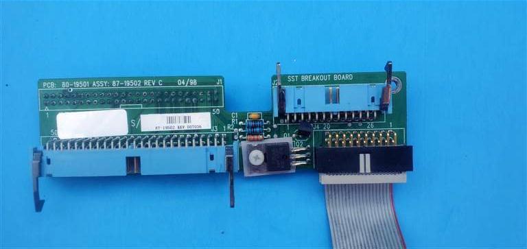 3M Federal APD  87-19502 SST Breakout Board w/ 87-19571 Ribbon Cable