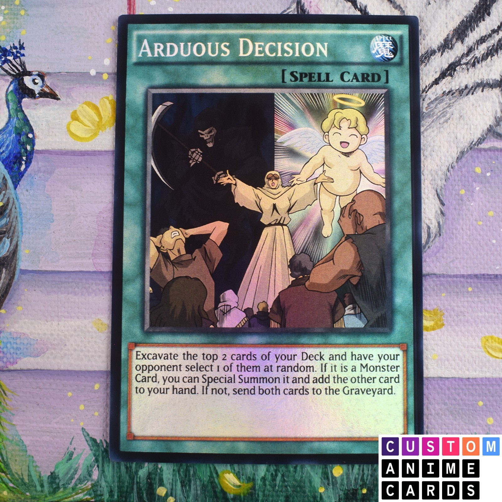 Arduous Decision ANIME EFFECT HOLO card