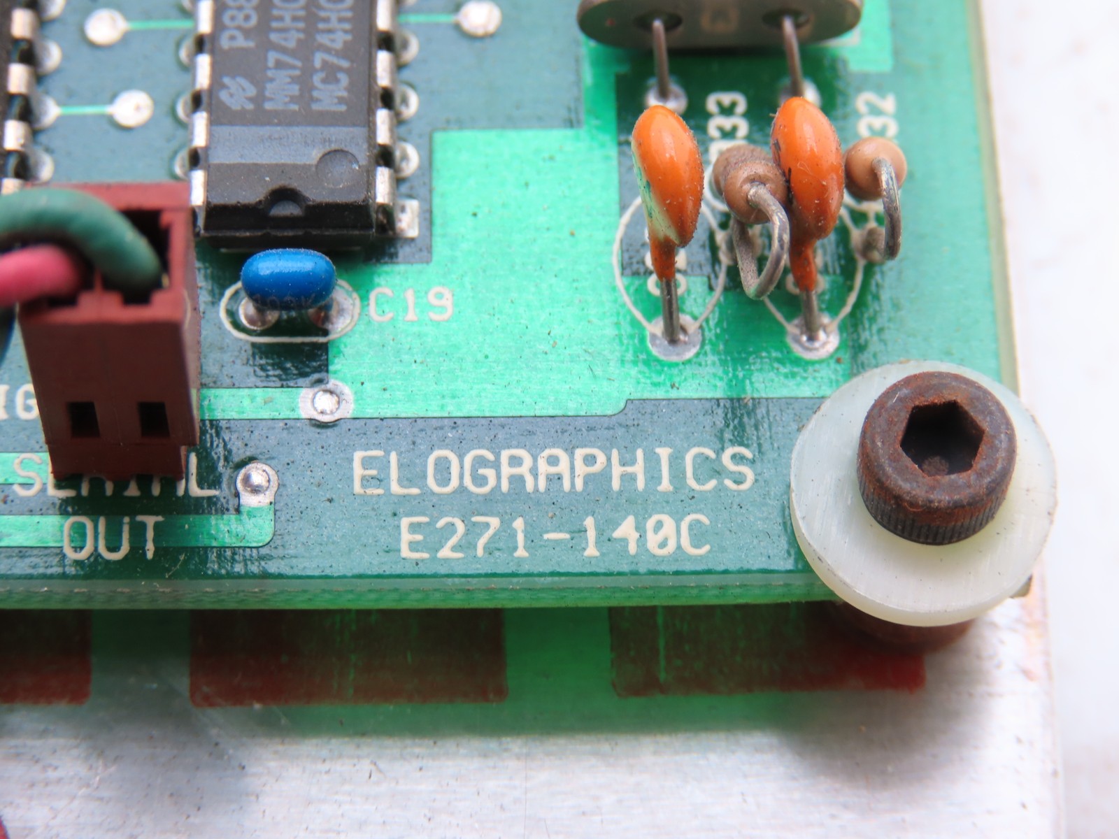 Elographics E271-140C PCB Controller Display Module