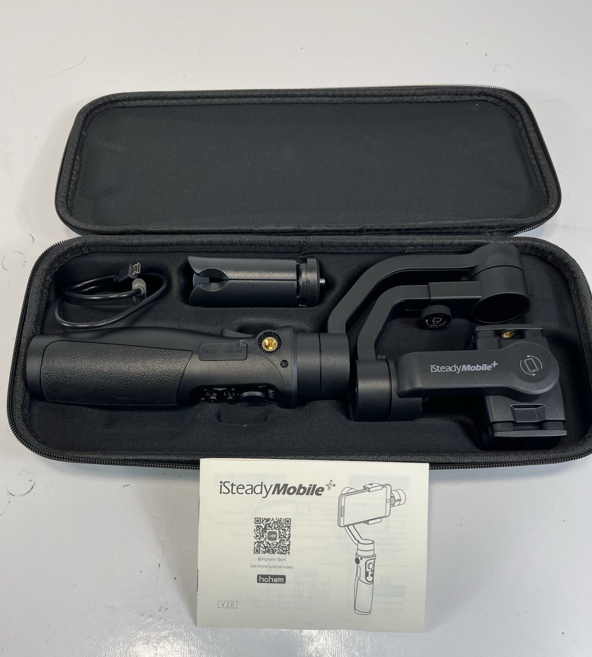 Hohem iSteady Mobile Handheld Stabilizing Gimbal In Case W Instructions