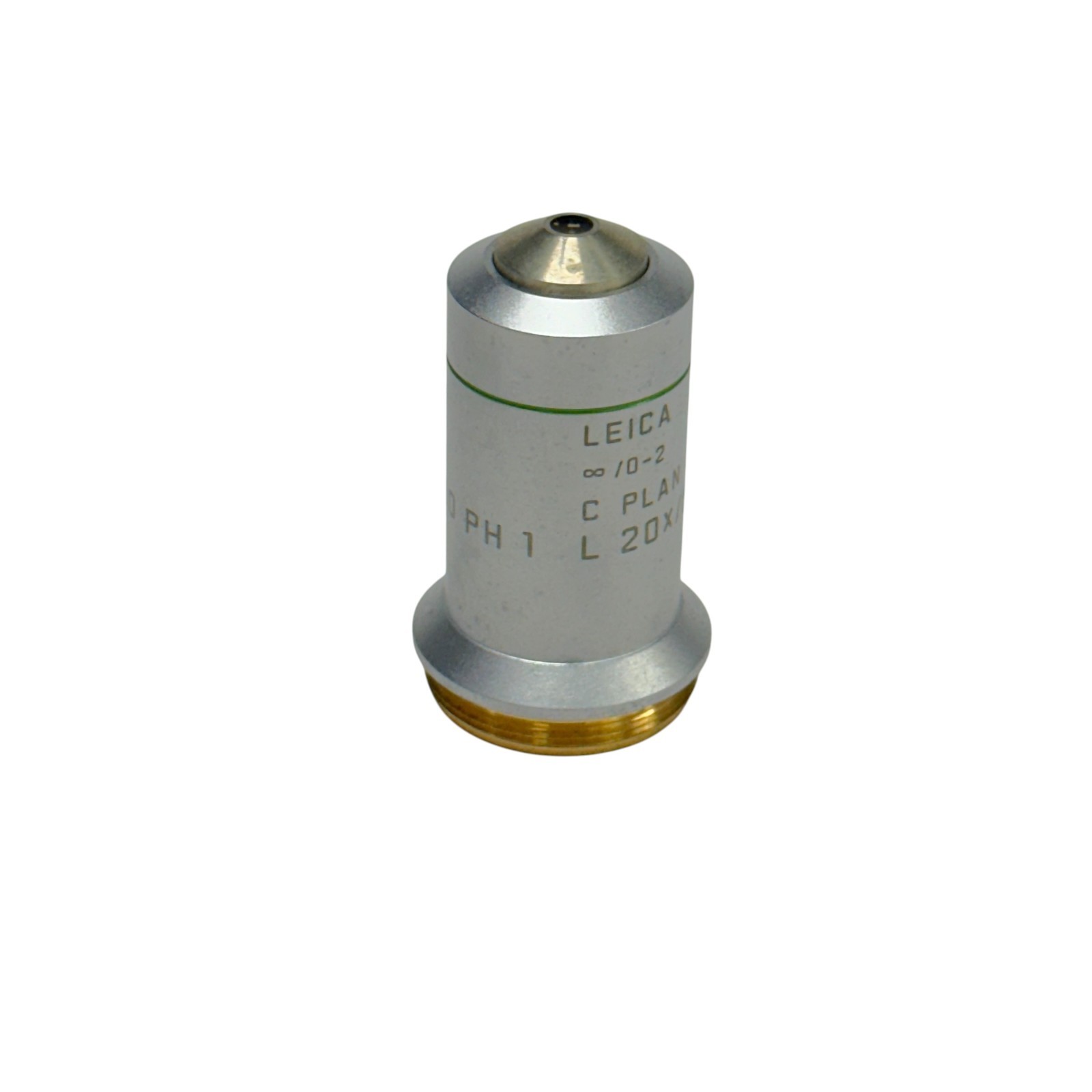 Leica 506152 C PlanL 20x/0.30 Ph1 Phase Contrast Microscope Objective Lens ∞/0-2