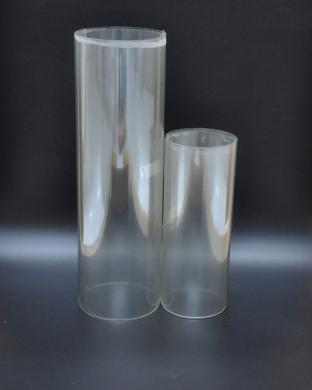 2Pcs Transparent Drum Wrap Musical Instrument Deco Sheet 10x60 & 16x60