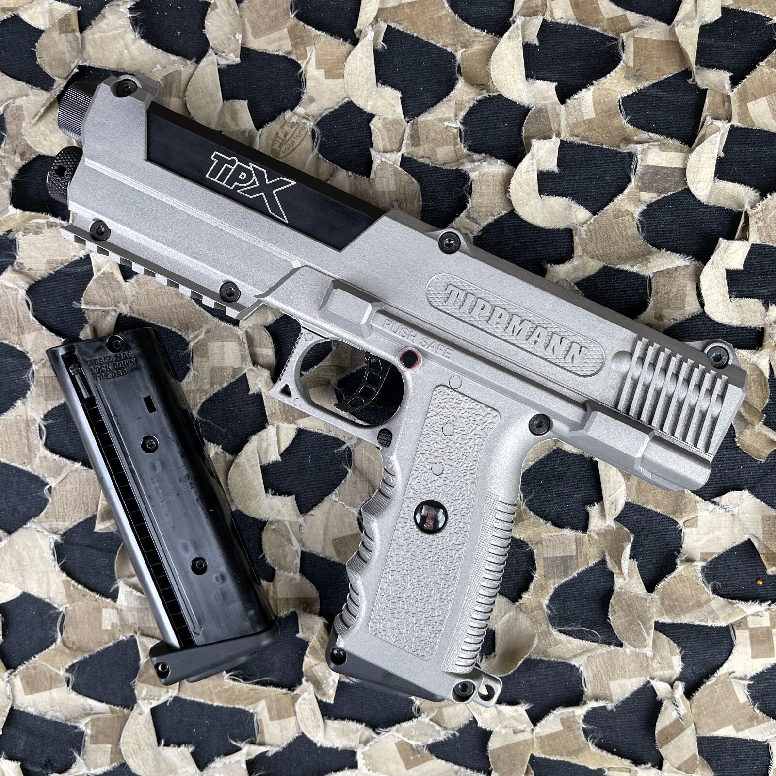 NEW Tippmann TiPX Trufeed Paintball Pistol - Grey