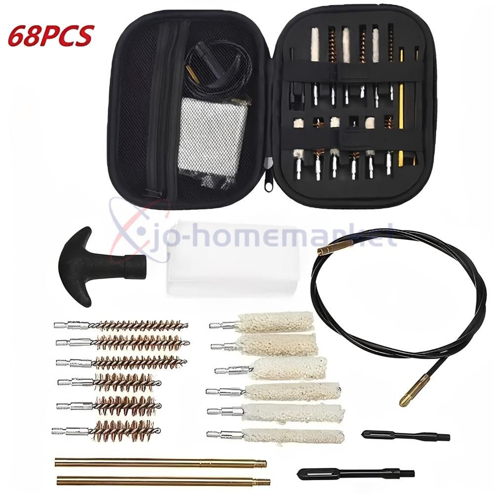 68PCS Pistol Cleaning Kit 22, 357, 38, 9mm, 40, 45 Caliber Pistol Cleaning Kits