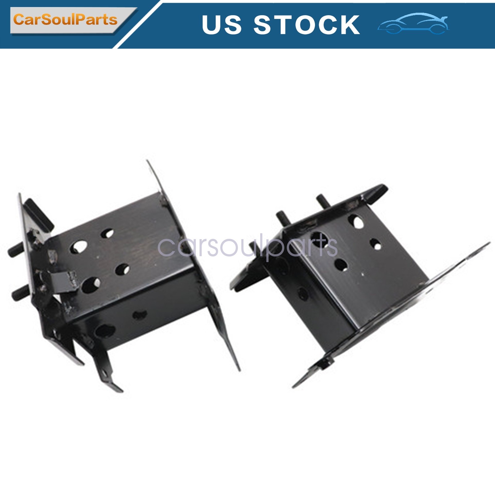New For 20-23 Nissan Versa F22105EEMH Front Bumper Bracket Set Left & Right Side