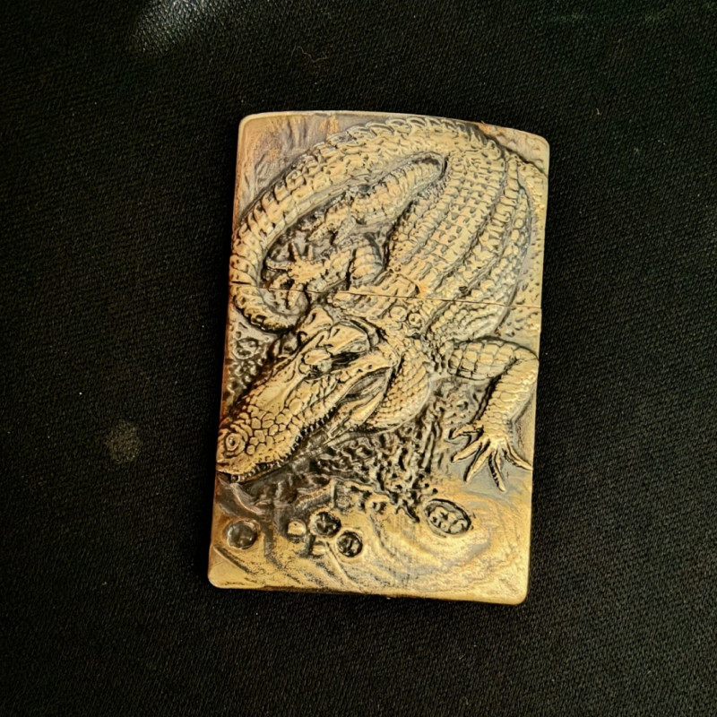 Brass Crocodile Full-Chapter Set DIY Accessories (Lighter Not Included)