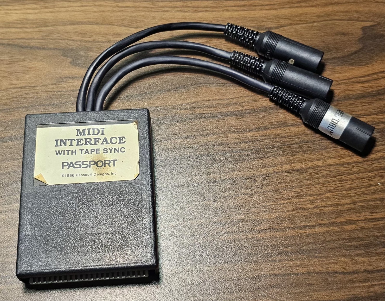 Passport Designs 1986 MIDI Interface With Tape Sync -UNTESTED-