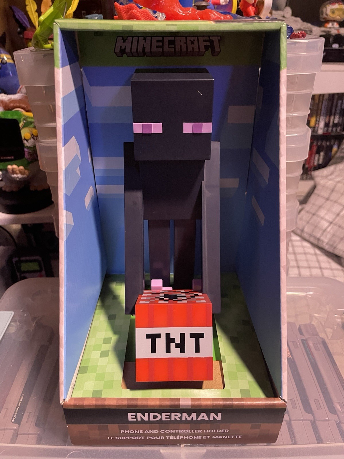 Minecraft Enderman Cable Guys Controller Holder and Phone Stand 2025 Mojang NEW