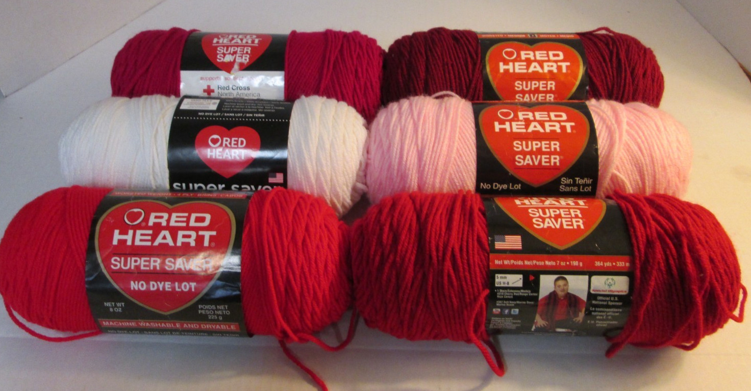 1 Skein Red Heart Super Saver Yarn 7oz #4 - Choose Your Color - Discontinued