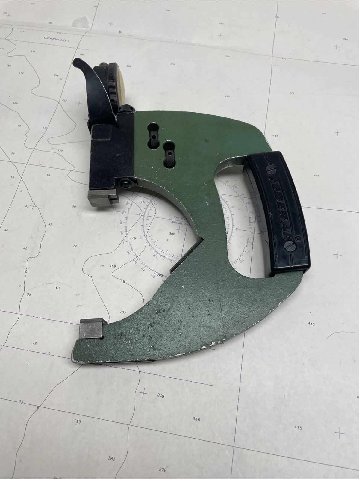 Federal 300P-4 3-4" .0001" Dial Indicator Snap Gauge