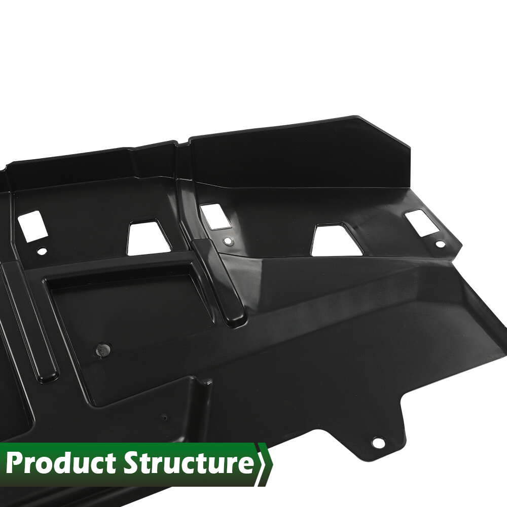 Fit For 2016-2019 Chevrolet Malibu Front Engine Splash Shield Under Cover Black