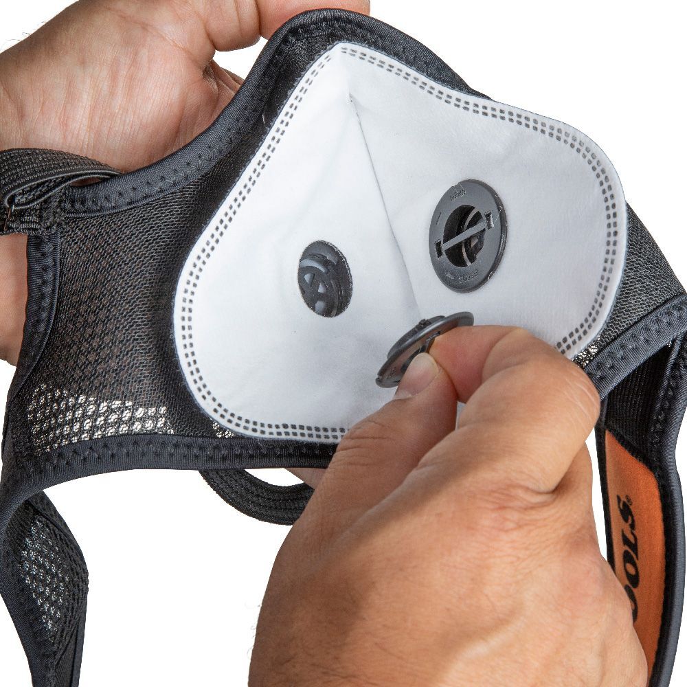 Klein Tools 60442 Reusable Face Mask with Replaceable Filters