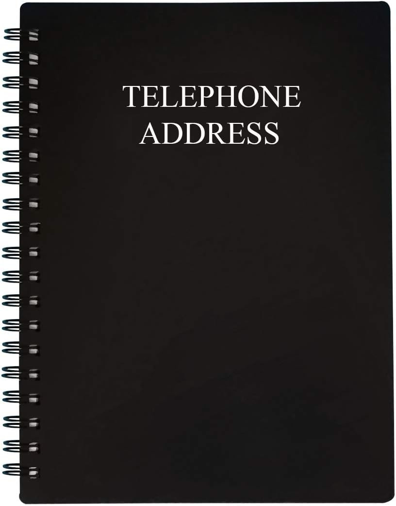 Telephone Address & Birthday Book with Tabs, Address Log Book for Contacts, with