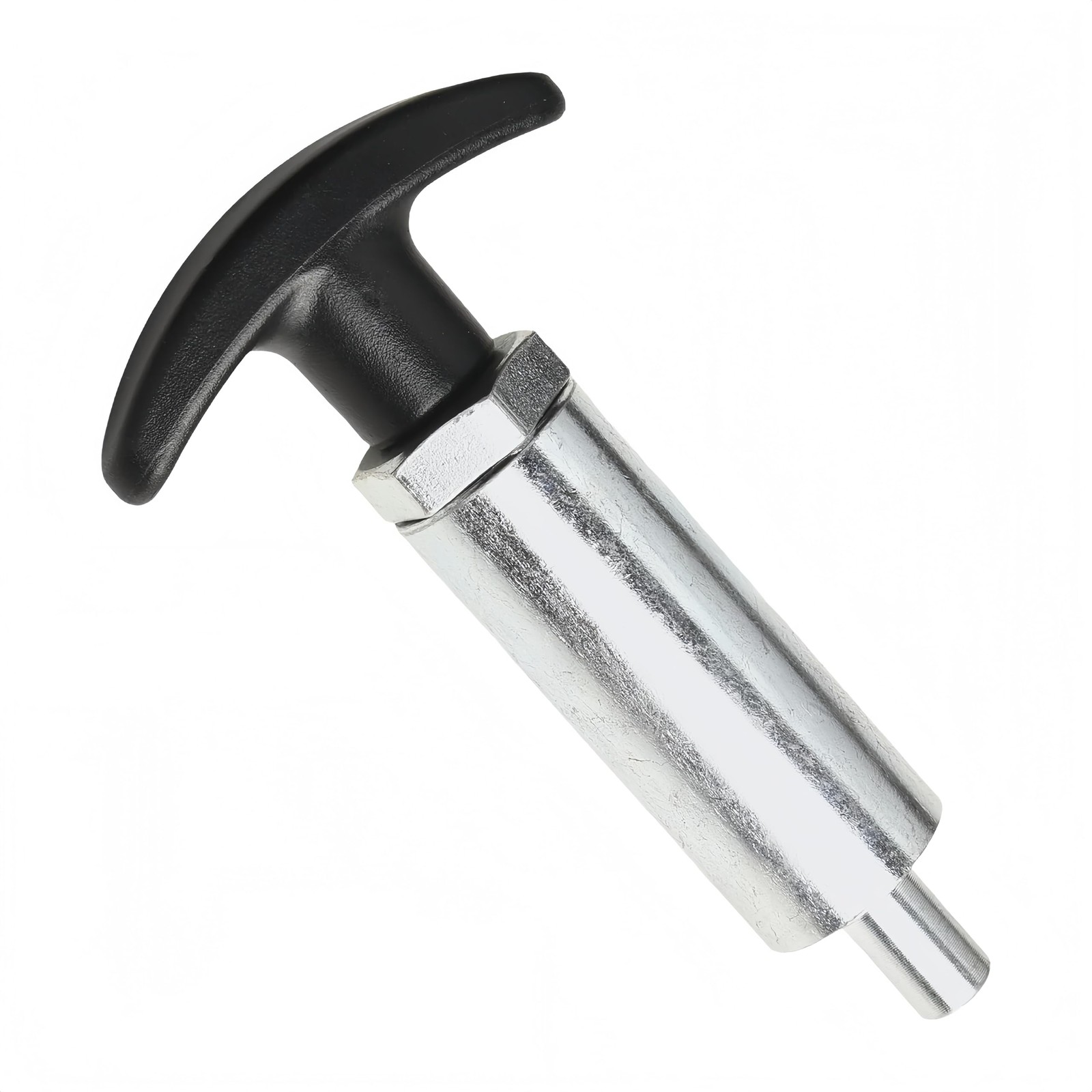 Handle Locking Spring Loaded Pull Pin Shank Steel Tire Carrier Knob 1/2 In Dia