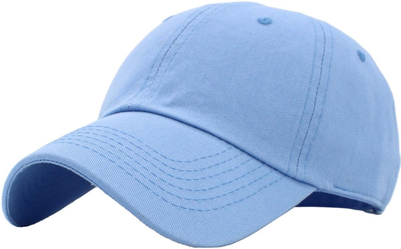 KBETHOS Classic Unisex Cotton Adjustable Low Crown Baseball Cap – Plain Da