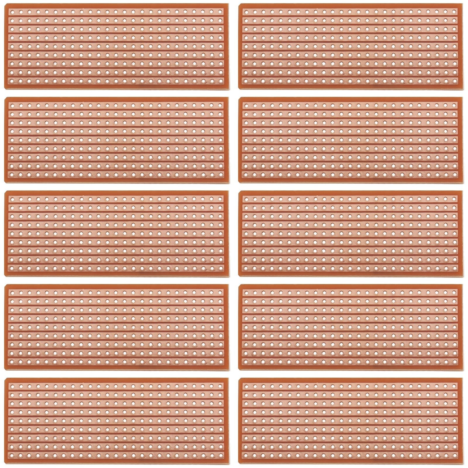 25x66mm Single Sided Prototype PCB Board Hole Bakelite Circuit DIY 20 PCS