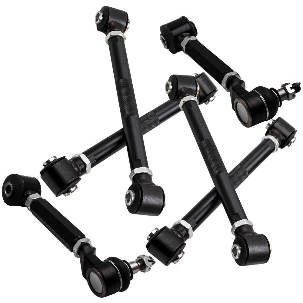 6 Pcs Control Toe for Honda Accord 2003 - 2007 Rear Camber Arms Upper & Lower