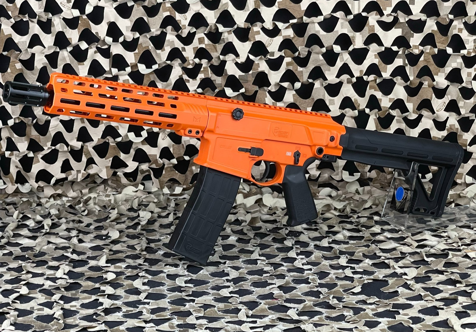 NEW P2P Defensor .68 Caliber 36 Joule Pepper/Rubber Defense Rifle - Orange/Black