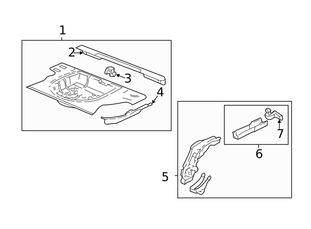 Genuine GM Rail End 22675590