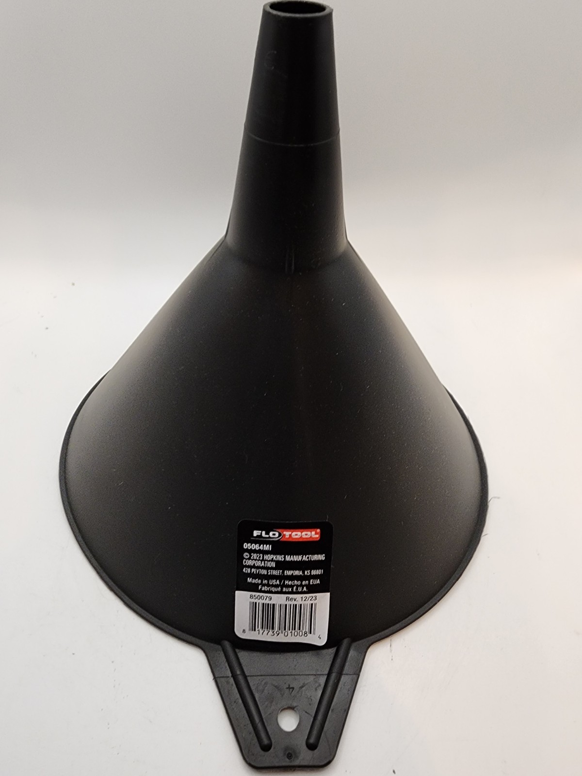 FloTool 05064MIE Large Funnel, black, 8-3/4" x 7-1/2" x 7"