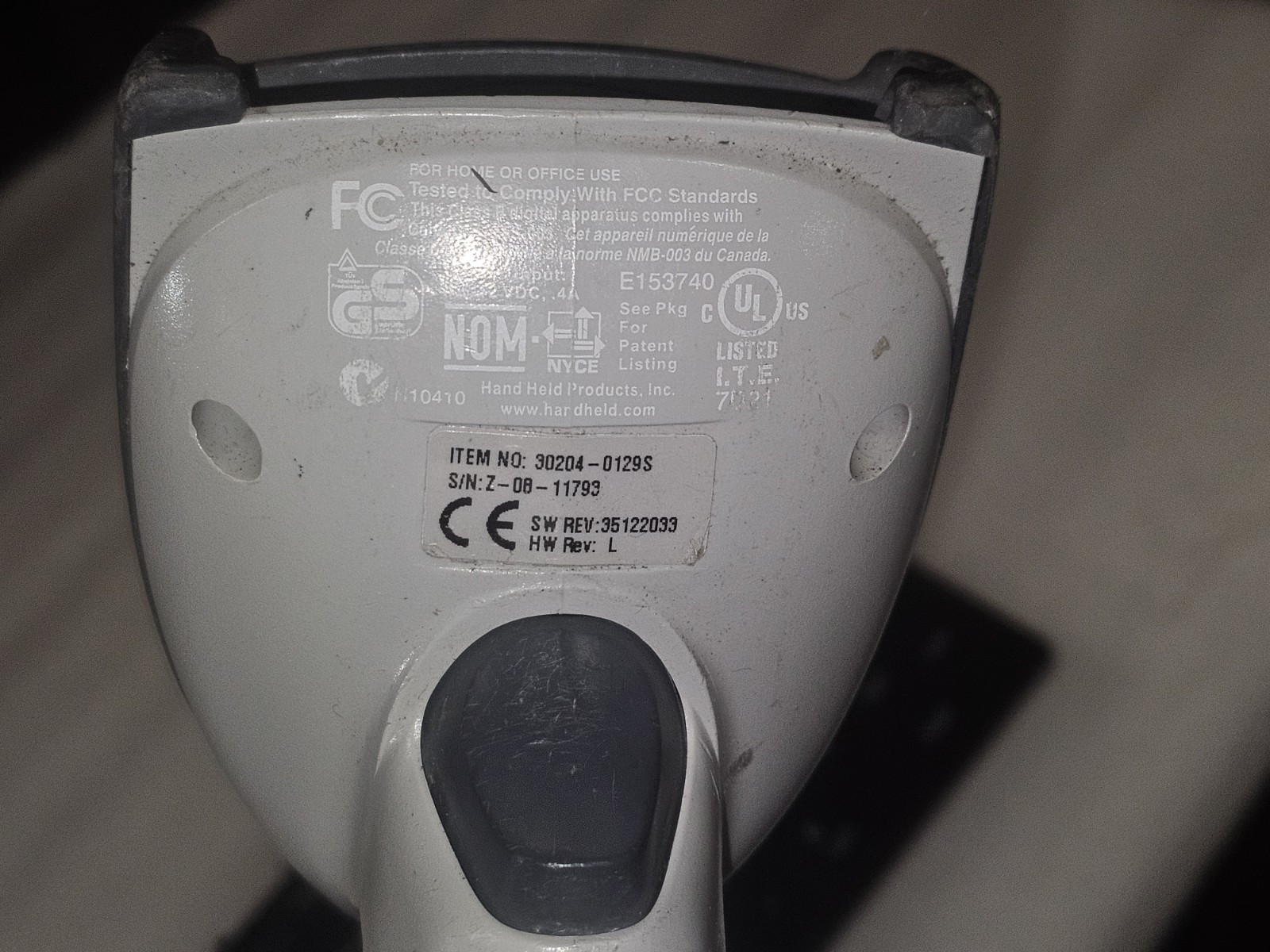 Handheld Products Wired Barcode Scanner 0129S + Dell Slim Keyboard 30204-0129S