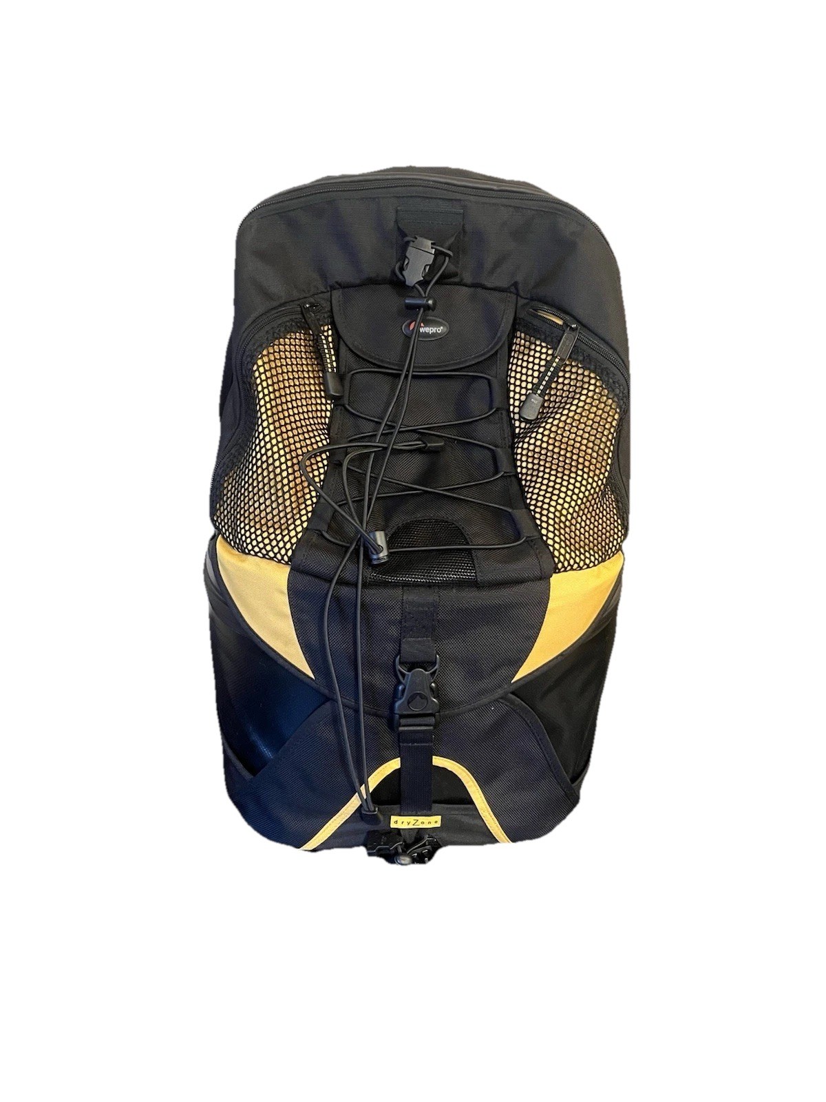 Lowepro DryZone Rover Backpack Camera Bag Black Yellow Light Use
