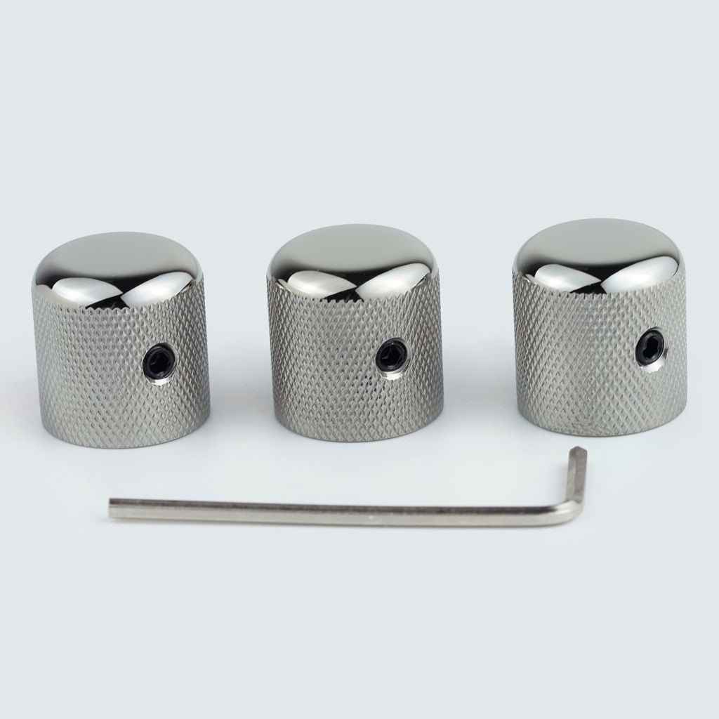 High Grade GUYKER Titanium Alloy Electric Guitar Bass Knobs With 6mm Dia