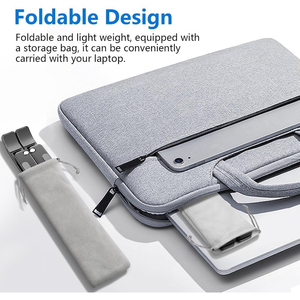 Laptop Stand for Desk, Aluminum Metal MacBook Stand, Computer Riser for Desk,