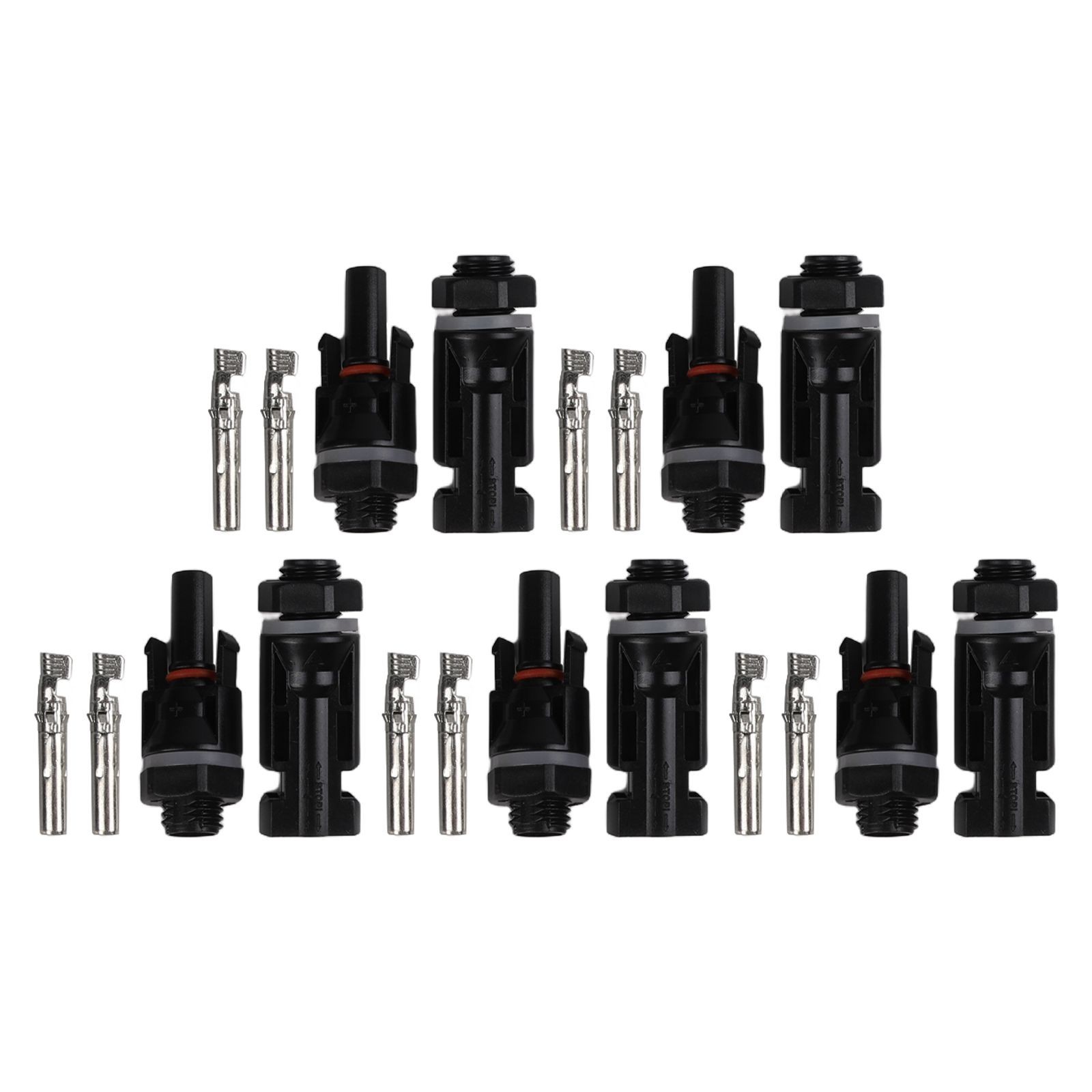5Pairs Solar Panel Connector Socket Coupling Distributor Adapter New