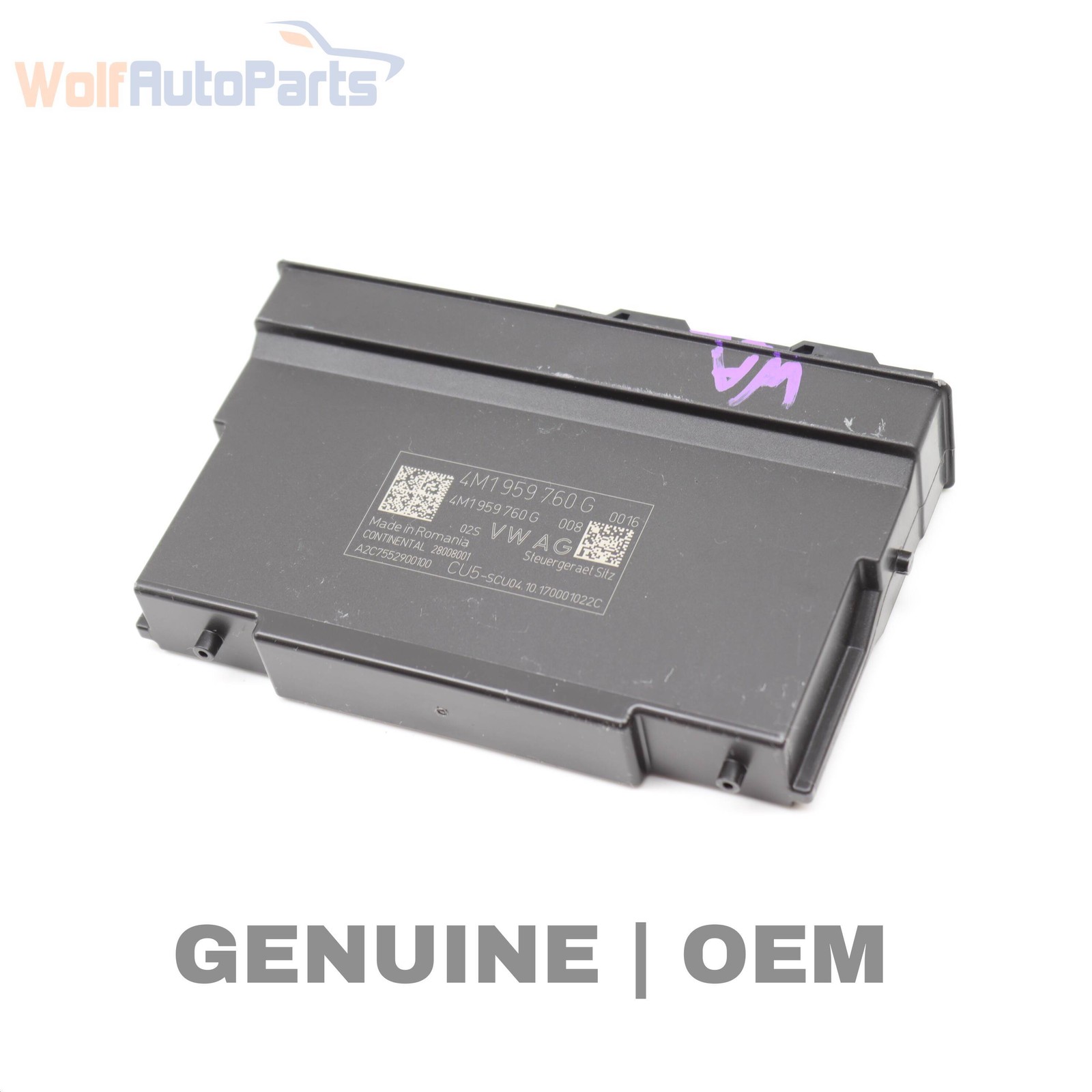 2016-2024 AUDI Q7 - REAR 3RD ROW SEAT Control Module 4M1959760G