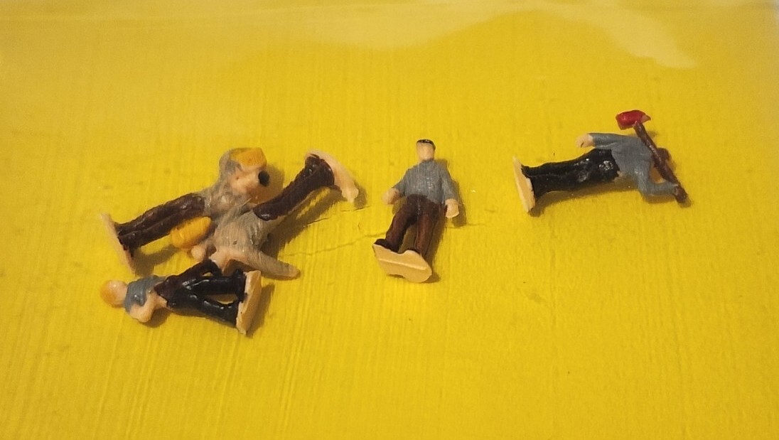 Silver City N Scale Figures Set #137 Workers Set 2