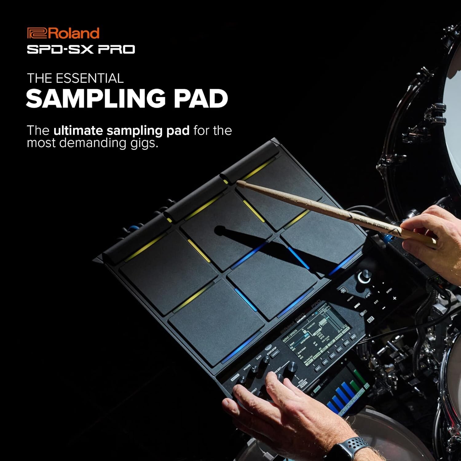 Roland SPD-SX PRO Sampling Pad Drum Electric Drum Expression Pedal W/Box