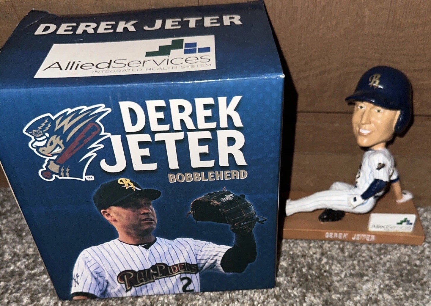 Derek Jeter BOBBLEHEAD Scr/WB Railriders AAA Minor League